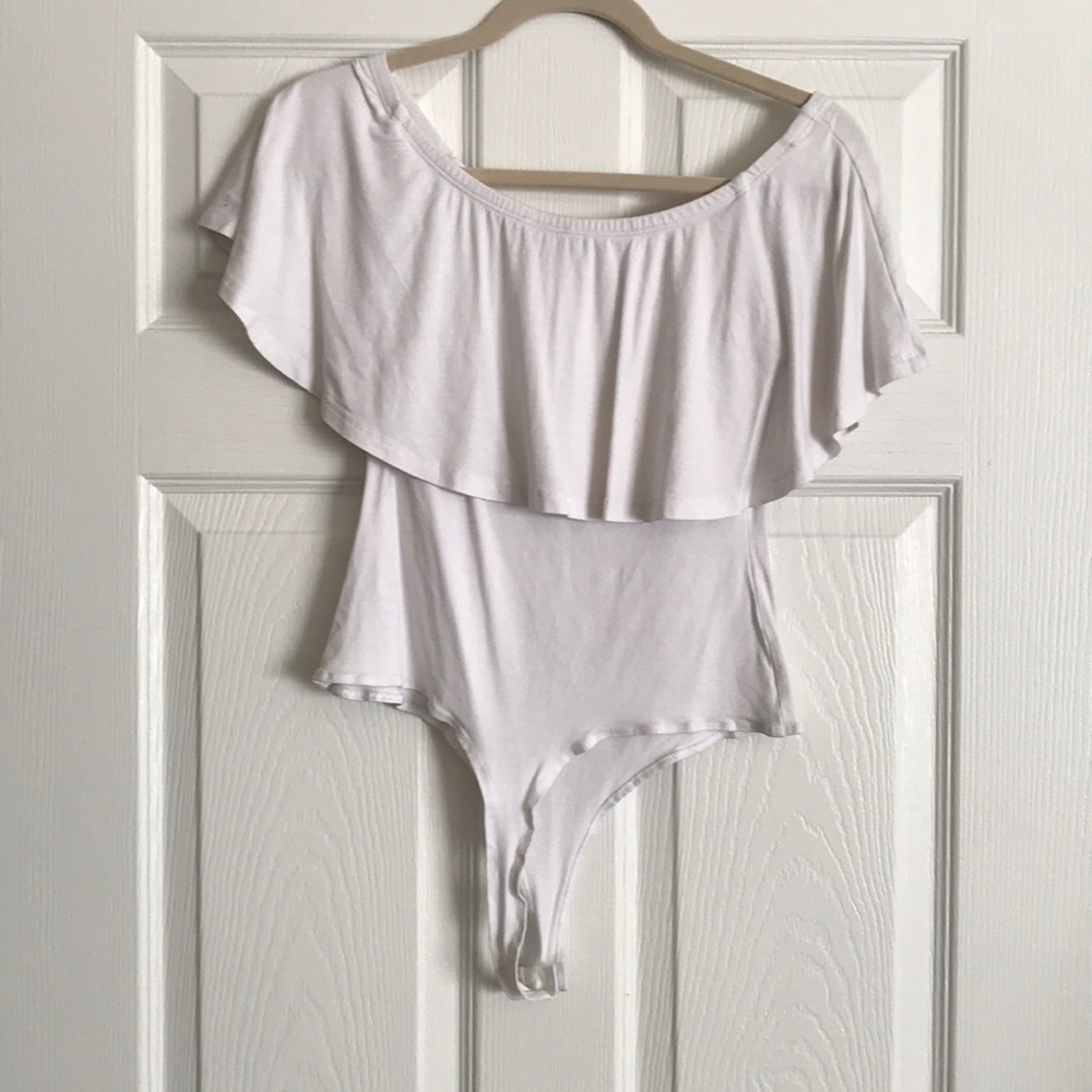 Ruffled body suit!